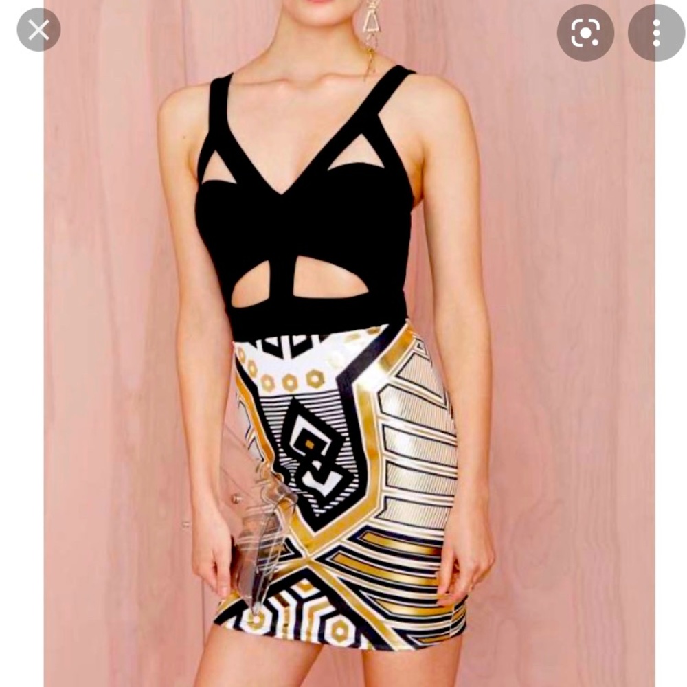 Nasty Gal Metal Future Dress